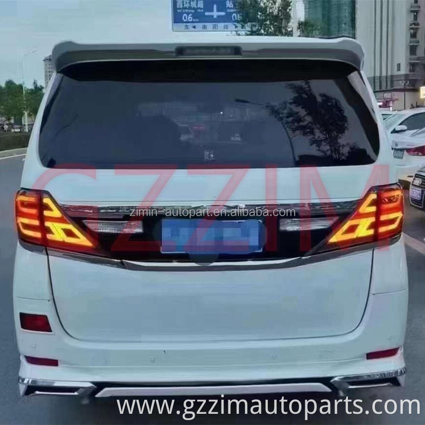 ABS Plastic LED Rear Lamp Tail Light For Alphard 20 Series 2007 - 2013